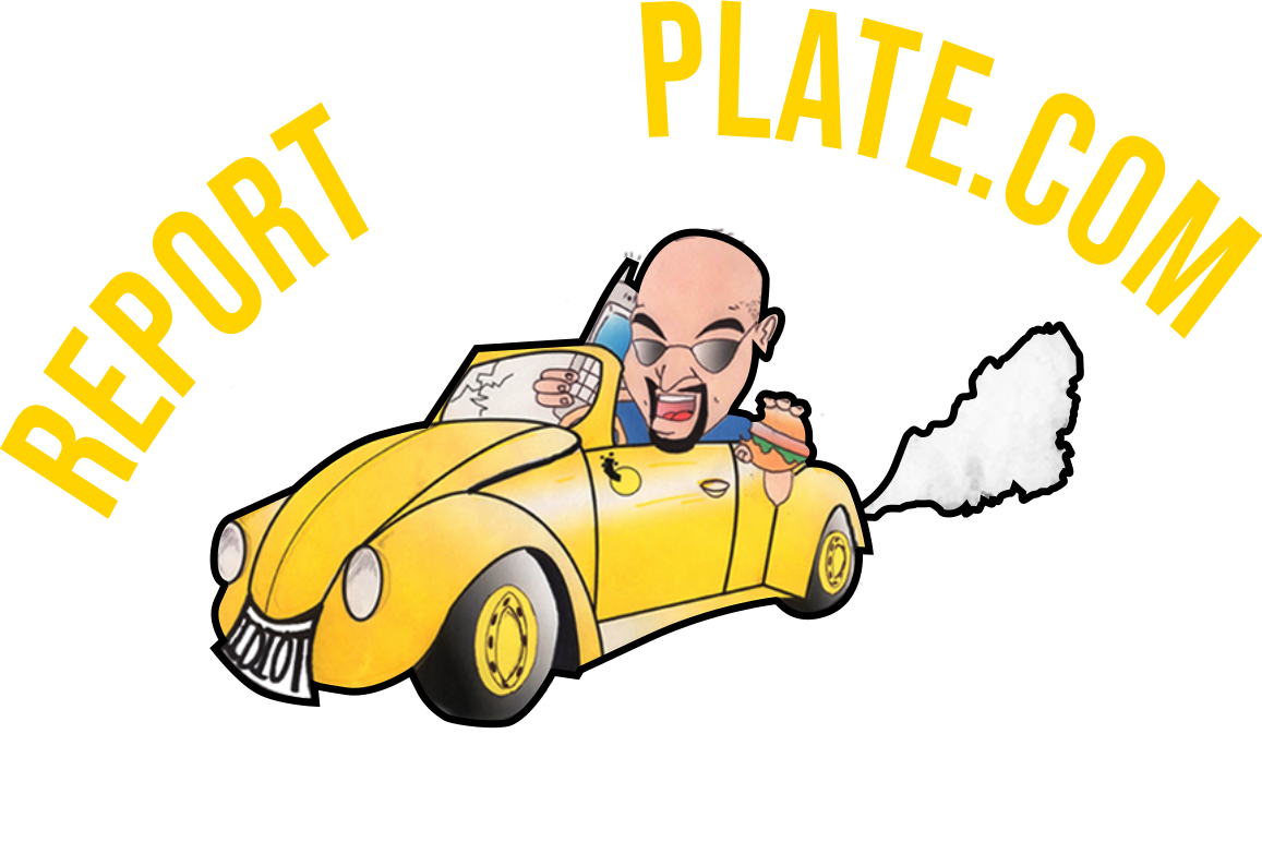 report that plate logo